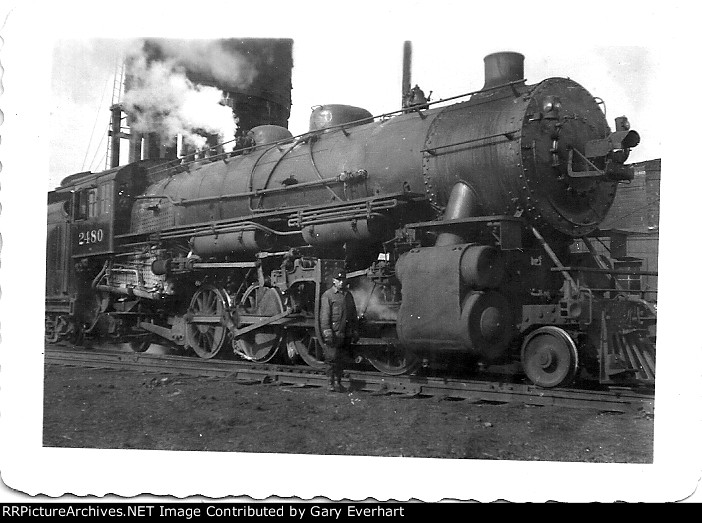 CNW 2-8-2 #2480 - Chicago & North Western
